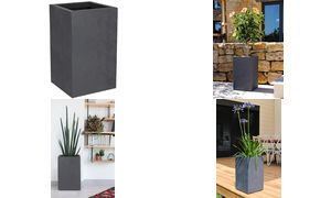 EDA plantenzuil BASALT UP, hoogte: 495 mm, antraciet