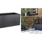 EDA plantenbak BASALT UP, lengte: 795 mm, antraciet