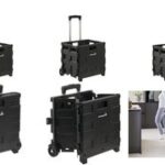 keeeper Opvouwbare transportkar 'olli' met klapbox, 65 liter