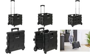 keeeper Opvouwbare transportkar 'olli' met klapbox, 65 liter