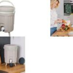 EDA Bokashi Compostbak, 8 liter, kalkkleur/amandel