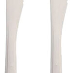 PAPSTAR Herbruikbare messen, lengte: 185 mm, wit, 50 stuks