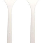 PAPSTAR herbruikbare lepels, lengte: 185 mm, wit, 50 stuks