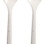 PAPSTAR Herbruikbare koffielepels, 130 mm, wit, 50 stuks