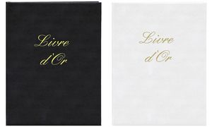 ELVE gastenboek Livre d'Or, A4 formaat, zwart