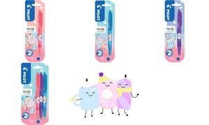 PILOT Rollerpen FRIXION BALL 0,7 Fancy Winter, 3 stuks blister