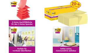 Post-it Super Sticky Z-Notes zelfklevende notitieblokjes 76x76mm geel 24 blokken