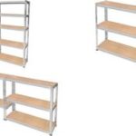 Brüder Mannesmann stellingrack zwaar, 5 legborden, 2 stuks