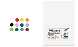 folia Karton A5, 180 g/m², 120 vellen in 12 kleuren gesorteerd