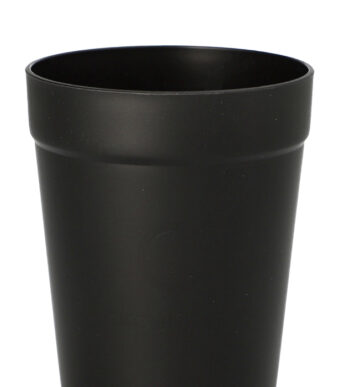 PAPSTAR Circulware Meerweg Drinkbekers PP 0,3 L Zwart 24 Stuks