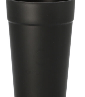 PAPSTAR Circulware Herbruikbare Drinkbekers, PP, 0,4 l, zwart, 16 stuks
