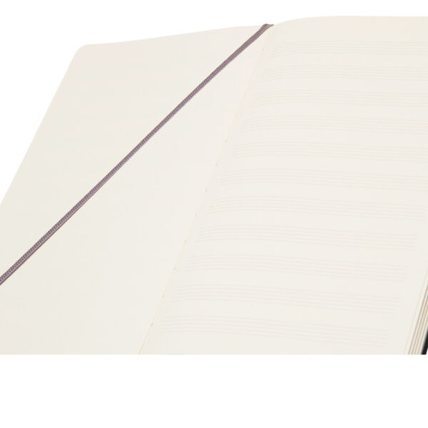 MOLESKINE muzieknotitieblok A5 hardcover zwart