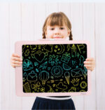 LogiLink LCD schrijf- en tekentablet voor kinderen, 14 inch, roze