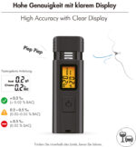 LogiLink Alcoholtester met LCD-Display, zwart