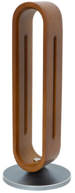 LogiLink koptelefoonstandaard van bamboe, bruin/zilver