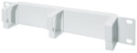 LogiLink 10" Kabelmanagementpaneel, 1 HE, 3 kabelgeleiders
