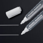 Sigel universele marker, ronde punt 2-3 mm, wit