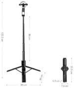 LogiLink Bluetooth 5.0 Magnetische Selfie Stick met Afstandsbediening