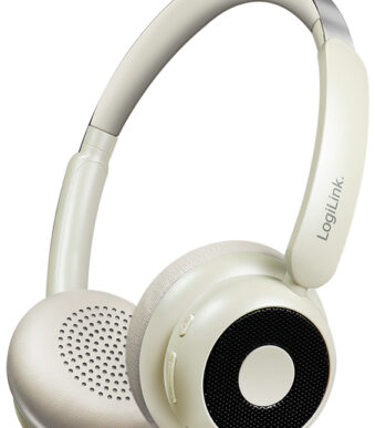LogiLink AuraSolo Bluetooth 6.0 Headset - beige