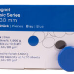 magnetoplan Ronde magneet Basic, 38 mm, blauw
