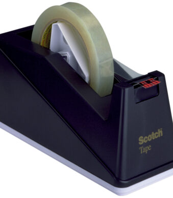 3M Scotch plakbandhouder C10, onbestikt, zwart