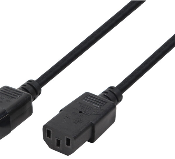 LogiLink netsnoer verlengkabel C14 - C13, 1,8 m, zwart