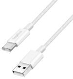 LogiLink USB 2.0 kabel, USB-A naar USB-C stekker, 0,5 m, wit