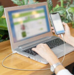 LogiLink USB 2.0 kabel, USB-A naar USB-C stekker, 0,5 m, wit