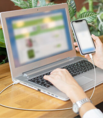 LogiLink USB 2.0 kabel, USB-A naar USB-C stekker, 0,5 m, wit