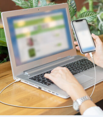 LogiLink USB 2.0 kabel, USB-C naar USB-C stekker, 1,0 m, wit