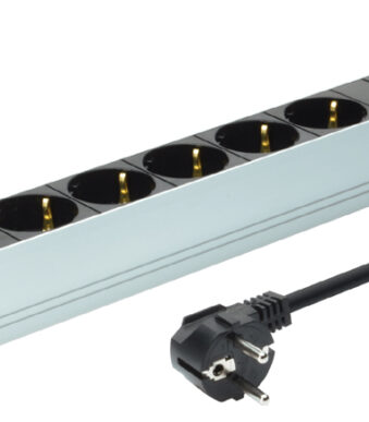 DIGITUS 19 inch stekkerdoos 7-voudig met overspanningsbeveiliging
