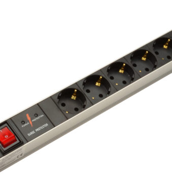 DIGITUS 19 inch stekkerdoos 7-voudig met overspanningsbeveiliging