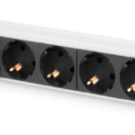 DIGITUS 19 inch stekkerdoos 6-voudig 1HE met schakelaar