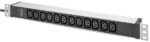 DIGITUS 19" stekkerdoos koudtoestel 12-voudig 1HE