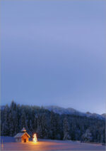 Sigel Kerst Motiefpapier 'Christmas Chapel', A4