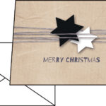 Sigel kerstkaarten 'Christmas Wrapping', A6 formaat, 220g