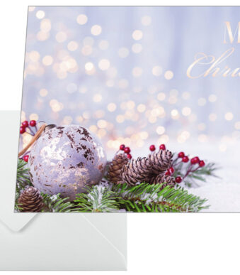 Sigel kerstkaart 'Charmful Christmas', A6 liggend (A5)
