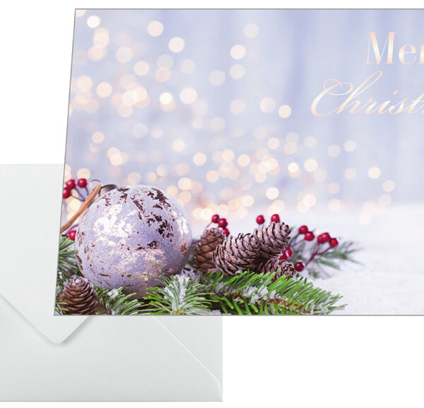 Sigel kerstkaart 'Charmful Christmas', A6 liggend (A5)