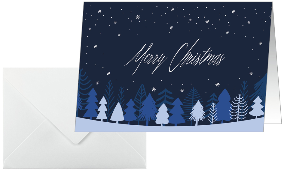 Sigel kerstkaart 'Snowflake Serenity', A6 liggend (A5) Sigel kerstkaart 'Snowflake Serenity', A6 liggend (A5)