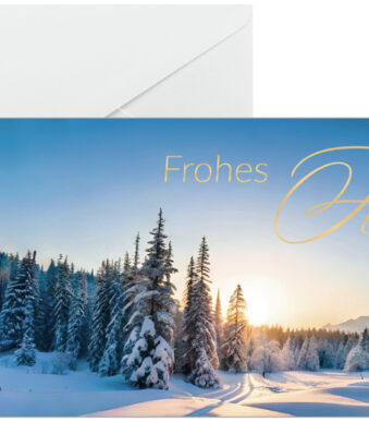 Sigel kerstkaart 'Winter Wonderland', DIN lang formaat