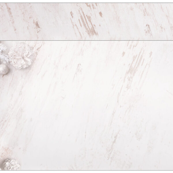 Sigel kerst envelop 'Rustic White', DIN lang