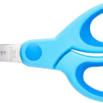 WESTCOTT Kinderschaar met zachte grip, rond, 130 mm, blauw