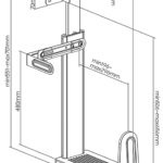 LogiLink PC-houder voor montage onder bureau of aan wand, zwart