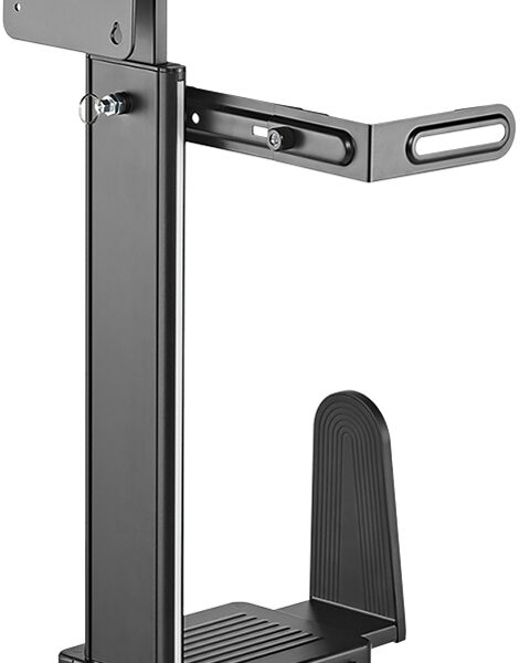 LogiLink PC-houder voor montage onder bureau of aan wand, zwart