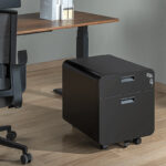 LogiLink ladeblok op wielen, 2 laden, zwart