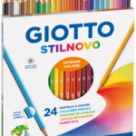 GIOTTO STILNOVO kleurpotloden zeskant, etui 24 stuks