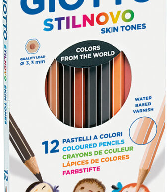 GIOTTO STILNOVO SKIN TONES kleurpotloden, 12 stuks