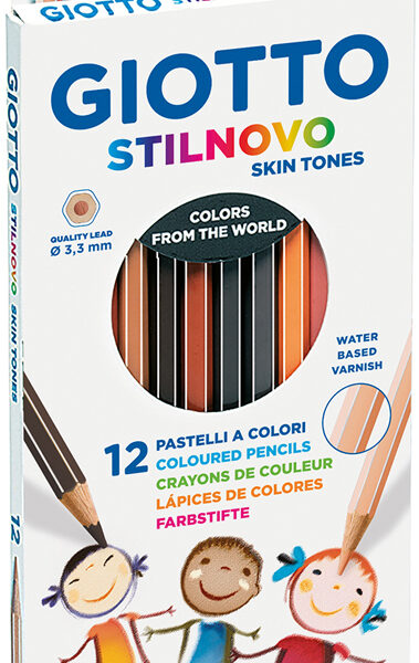 GIOTTO STILNOVO SKIN TONES kleurpotloden, 12 stuks