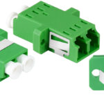LogiLink glasvezelkoppeling, 2x LC Duplex, met flens, groen