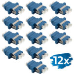 LogiLink glasvezel koppelingsset, 2x LC-Duplex, OS2, blauw
